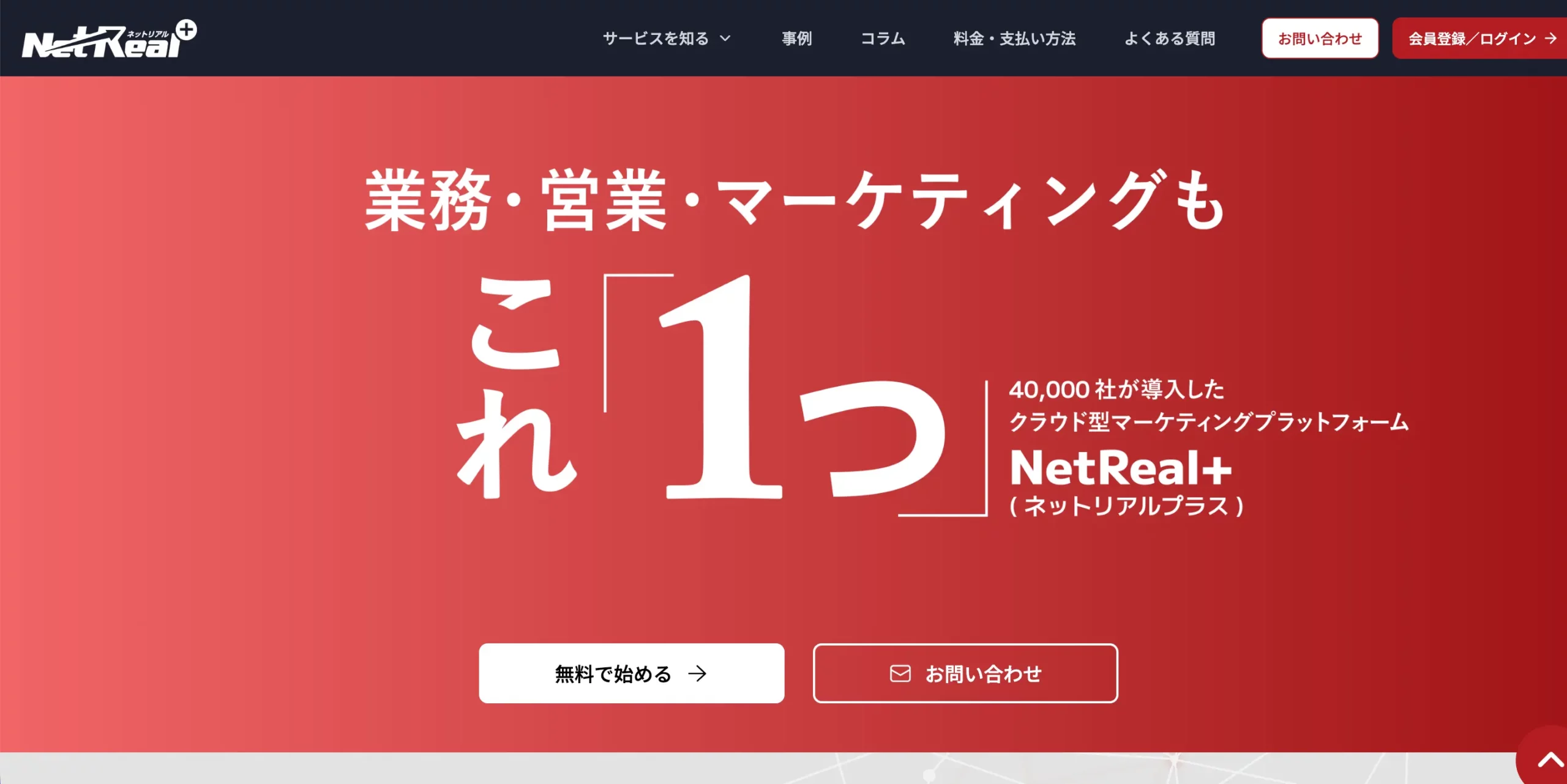 ネットリアルプラス トップページ